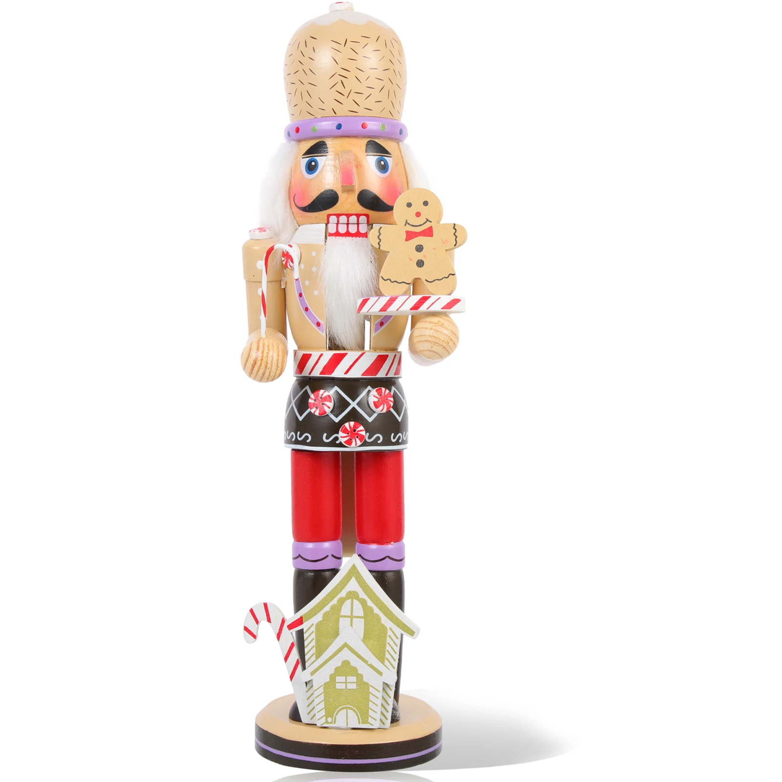Christmas Nutcracker Wooden Craft Bright Colorful Desktop Decor for Xmas Table Ornament Holiday Home Atmosphere Enhancer
Christmas Nutcracker Wooden Craft Bright Colorful Desktop Decor for Xmas Table Ornament Holiday Home Atmosphere Enhancer