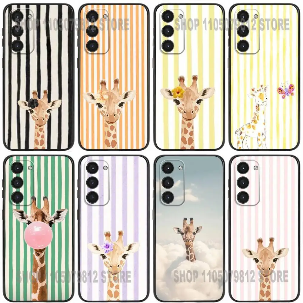 Phone Case For Samsung Galaxy A20,21s,22,31,32,52,53,72,73,80,91 Striped Background Giraffe Soft Liquid Silicone Black Cover
Phone Case For Samsung Galaxy A20,21s,22,31,32,52,53,72,73,80,91 Striped Background Giraffe Soft Liquid Silicone Black Cover