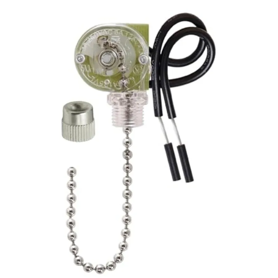Ceiling Fan Light Pull Chain Switch, Replacement for Hunter Hampton Bay Harbor Breeze Ceiling Fans, ZING Ear On/Off Light Contr
Ceiling Fan Light Pull Chain Switch, Replacement for Hunter Hampton Bay Harbor Breeze Ceiling Fans, ZING Ear On/Off Light Contr