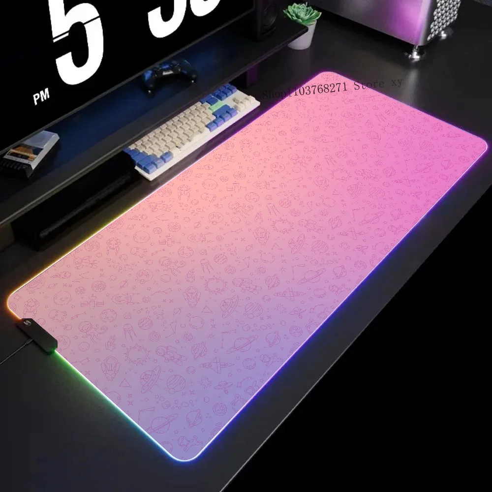 Gradient Pattern Cute Mousepad XXL RGB Gaming Mouse Pads HD Black Gamer Accessories Large LED
Gradient Pattern Cute Mousepad XXL RGB Gaming Mouse Pads HD Black Gamer Accessories Large LED