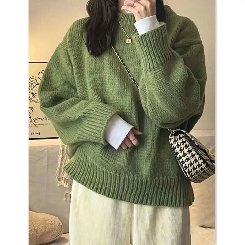 Autumn versatile thickened warm pullover sweater women's fashionable Japanese style knitted top women clothing y2k tops emo
Autumn versatile thickened warm pullover sweater women's fashionable Japanese style knitted top women clothing y2k tops emo