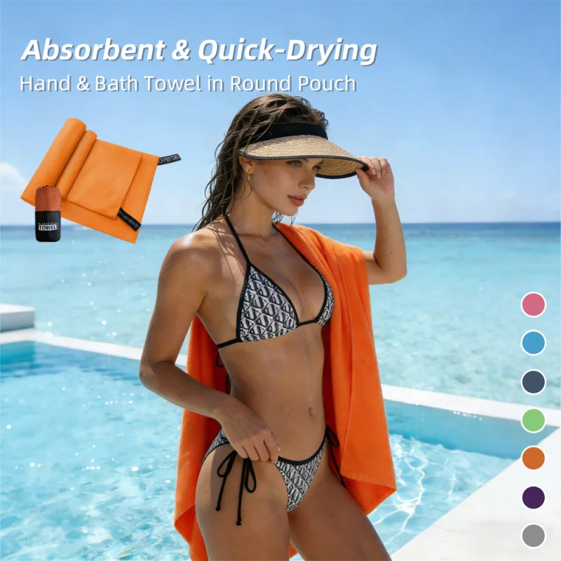 Sports Towel Quick Dry Microfiber for Gym Running Fitness Compact Travel Towel with Mesh Bag Soft Sweat Absorbed
Sports Towel Quick Dry Microfiber for Gym Running Fitness Compact Travel Towel with Mesh Bag Soft Sweat Absorbed