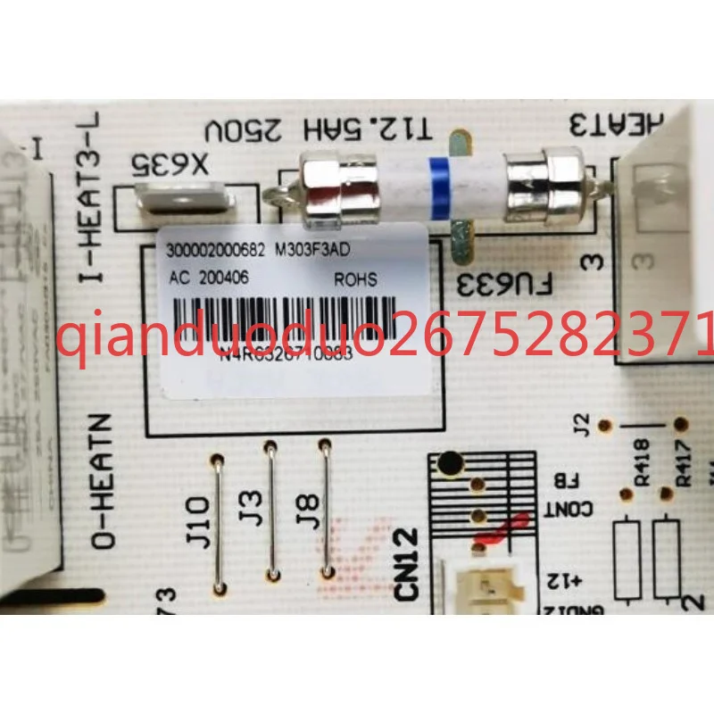 Suitable for Gree air conditioning circuit board 300002000682 main board M303F3AD
Suitable for Gree air conditioning circuit board 300002000682 main board M303F3AD