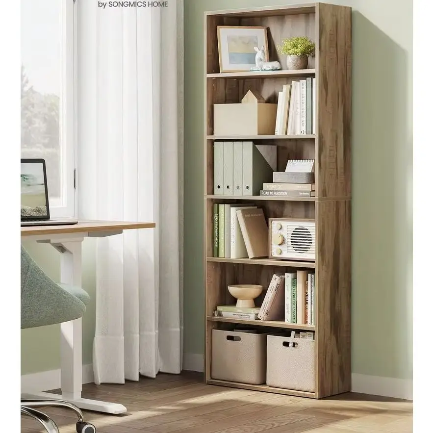 Bookshelf, 6Tier Bookcase, Book Shelf Furniture, Open Storage Shelves, Room Decor, For Living Room, Home Office, Dinning Room,
Bookshelf, 6Tier Bookcase, Book Shelf Furniture, Open Storage Shelves, Room Decor, For Living Room, Home Office, Dinning Room,