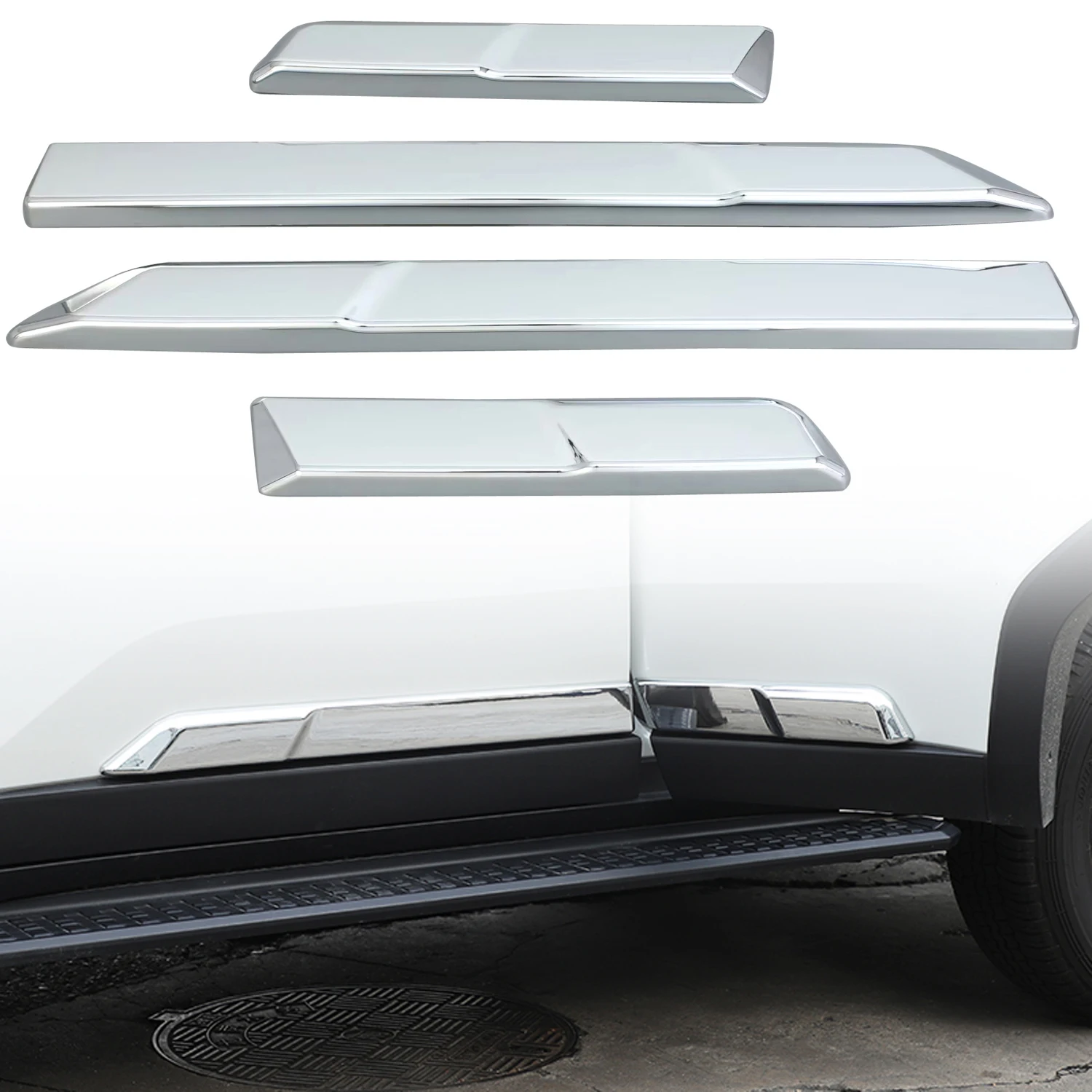 For Toyota Land Cruiser 250 Prado LC250 2024 Car Exterior Side Door Body Molding Cover Trim ABS Accessories 4pcs
For Toyota Land Cruiser 250 Prado LC250 2024 Car Exterior Side Door Body Molding Cover Trim ABS Accessories 4pcs