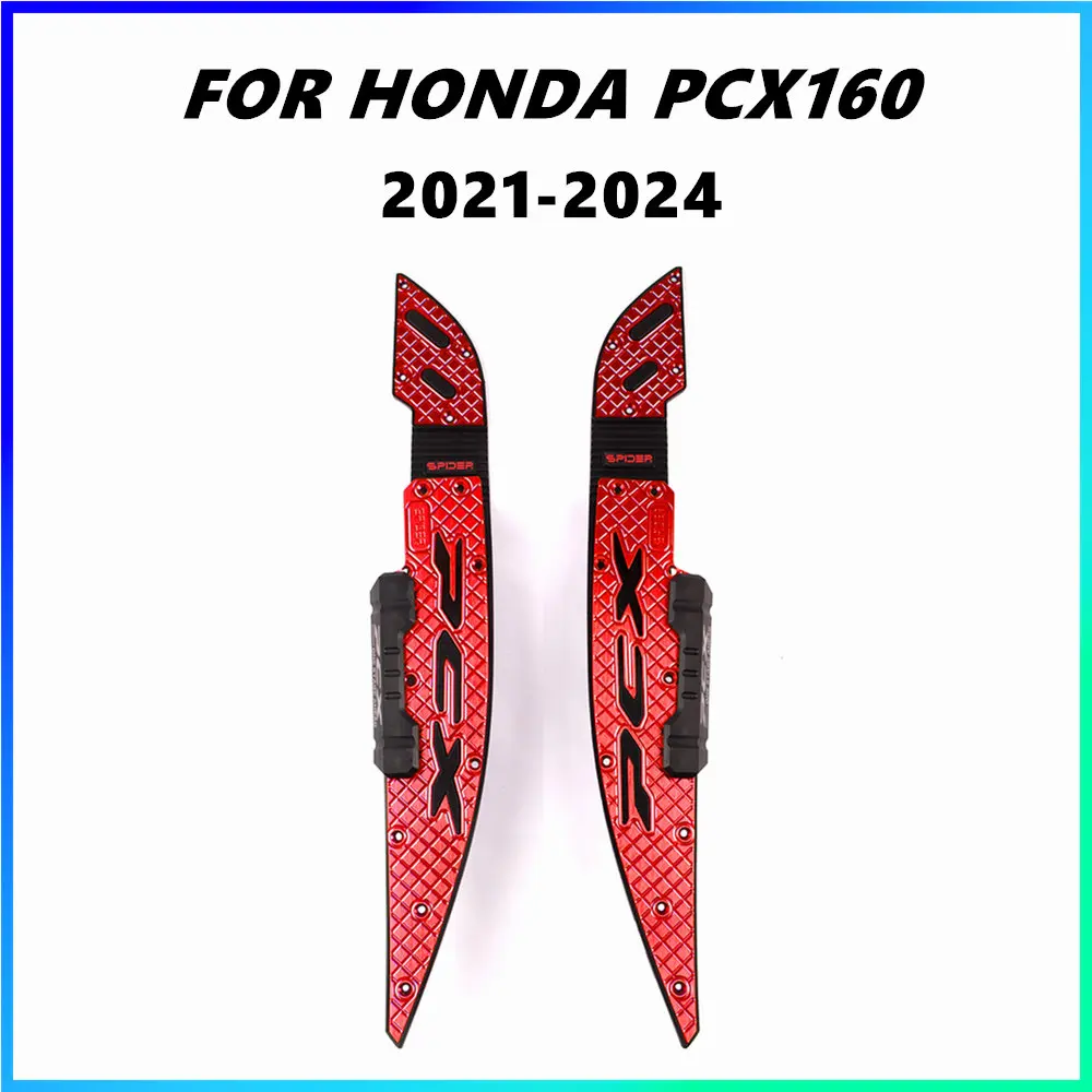 Motorcycle Footpads For Honda PCX160 Aluminum Alloy Pegs Plate Pedal Modified Skid proof Footrest 2021-2024
Motorcycle Footpads For Honda PCX160 Aluminum Alloy Pegs Plate Pedal Modified Skid proof Footrest 2021-2024