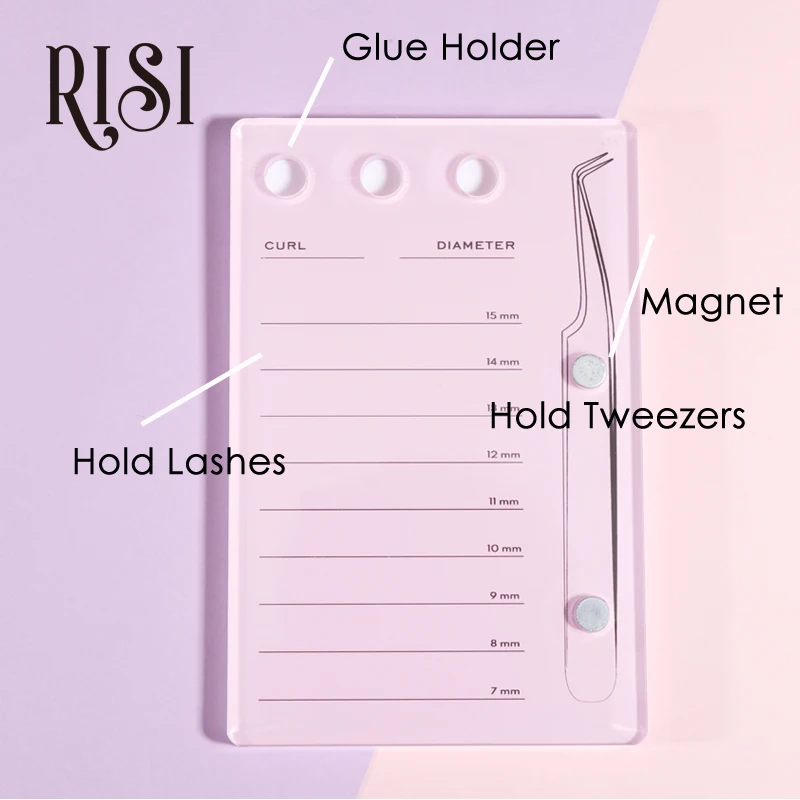 Free RISI 3 Color Eyelash Holder With Magnetic Attraction Eyelash Extension Glue Pallet Acrylic Tools
Free RISI 3 Color Eyelash Holder With Magnetic Attraction Eyelash Extension Glue Pallet Acrylic Tools