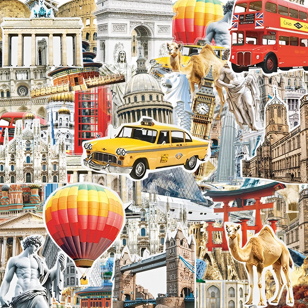 10/30/50pcs Transparent World Famous Building Stickers Waterproof DIY Luggage Notebook Retro Aesthetic Travel Landmark Decal Toy
10/30/50pcs Transparent World Famous Building Stickers Waterproof DIY Luggage Notebook Retro Aesthetic Travel Landmark Decal Toy