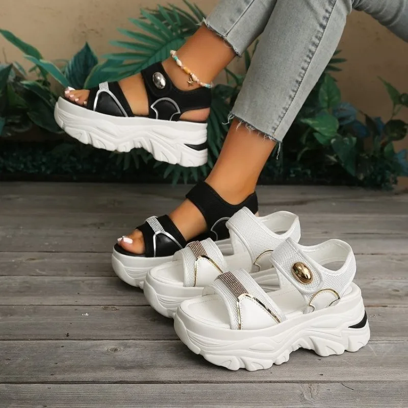 Women Sandals 2026 New Summer Solid Sandals for Women High Quality Platform Lightweight Sandals Comfortable Fashion Casual Shoes
Women Sandals 2026 New Summer Solid Sandals for Women High Quality Platform Lightweight Sandals Comfortable Fashion Casual Shoes