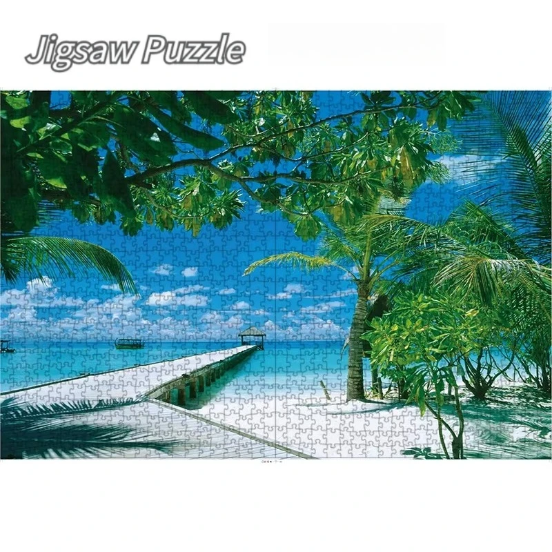 Adult Jigsaw Puzzle 1000 Pieces Coconut Palms 75*50cm Stress Relief Entertainment Toys Paper Puzzles High Quality Christmas Gift
Adult Jigsaw Puzzle 1000 Pieces Coconut Palms 75*50cm Stress Relief Entertainment Toys Paper Puzzles High Quality Christmas Gift