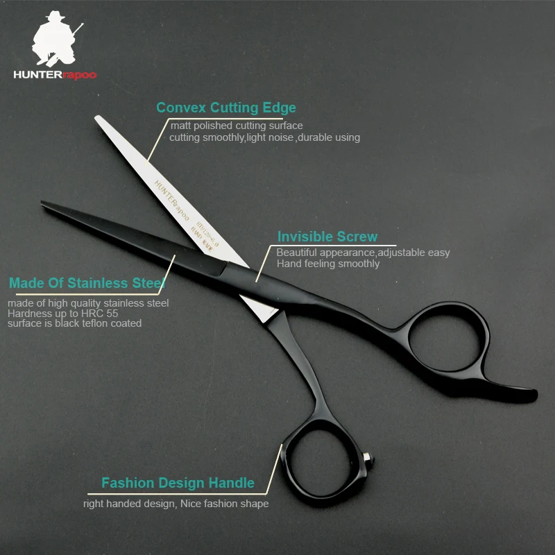 HT9129 Black Color Stainless Steel 6.5" Inch Hair Cutting Scissors Professional Stainless Steel Pet Grooming Shears Trimmer
HT9129 Black Color Stainless Steel 6.5" Inch Hair Cutting Scissors Professional Stainless Steel Pet Grooming Shears Trimmer