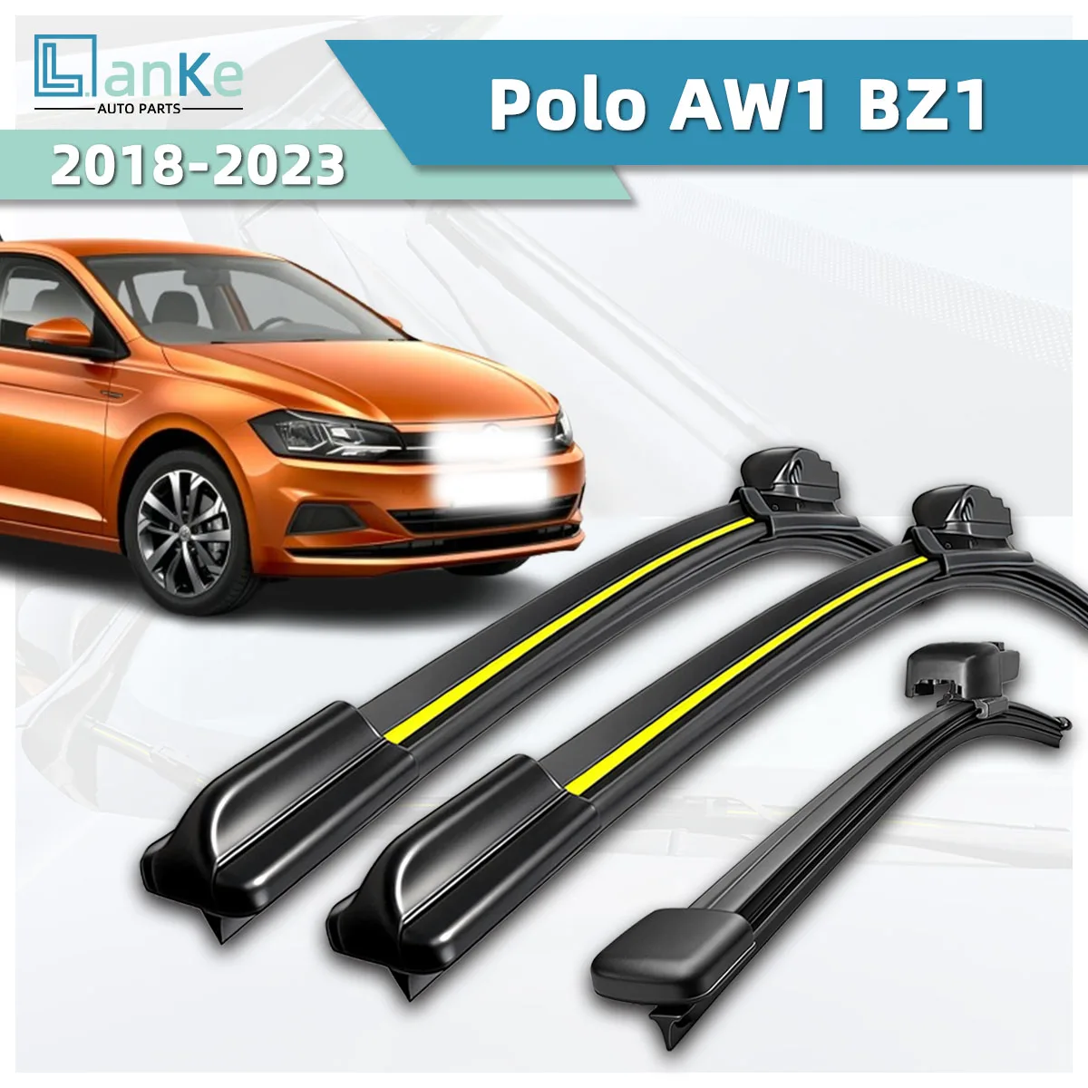 Suitable For Volkswagen VW Polo AW1 BZ1 (2018-2023) Car Wipers Natural Rubber Durable Front Windshield Wipers Two-Way Wipers
Suitable For Volkswagen VW Polo AW1 BZ1 (2018-2023) Car Wipers Natural Rubber Durable Front Windshield Wipers Two-Way Wipers