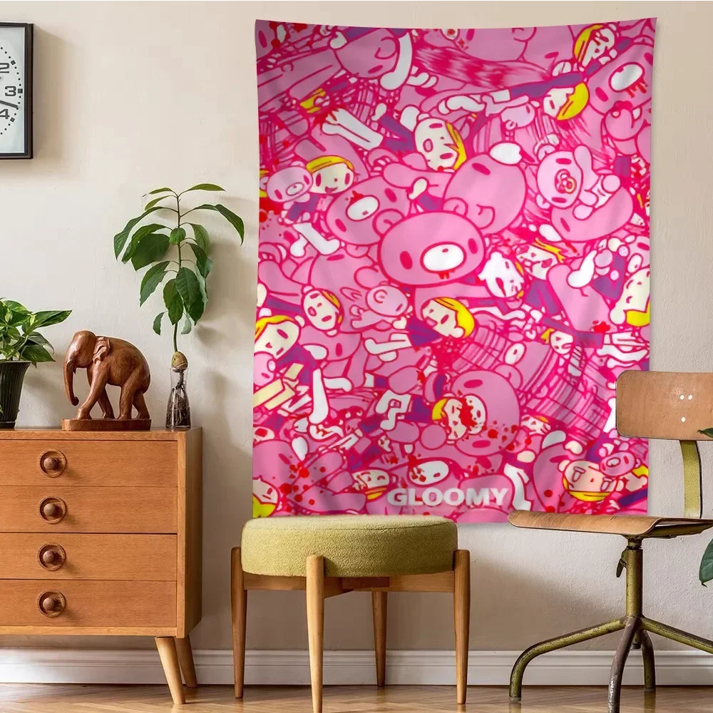 Cartoon G-gloomy Bear Tapestry Anime Tapestry Hanging Tarot Hippie Wall Rugs Dorm Wall Hanging Sheets 
Cartoon G-gloomy Bear Tapestry Anime Tapestry Hanging Tarot Hippie Wall Rugs Dorm Wall Hanging Sheets