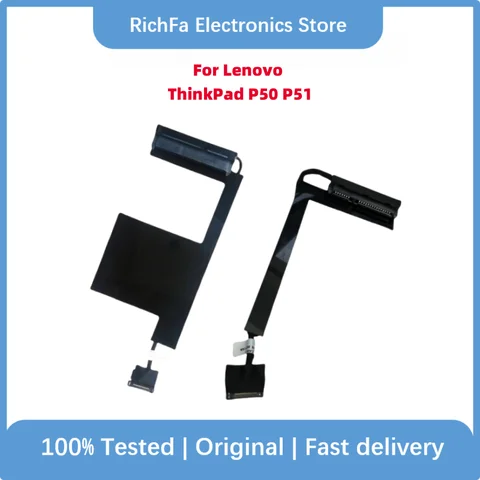 SSD HDD Hard Drive Disk Left Right Cable Connector Caddy Tray Bracket for Lenovo ThinkPad P50 P51 Series Laptop