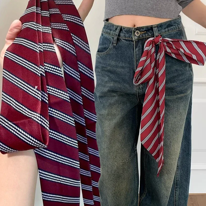 Long Skinny Plaid Waist Belt With Jeans Necktie Scarf Decorative Accessory Personality Trendy Hairband Fashionable Accessory
Long Skinny Plaid Waist Belt With Jeans Necktie Scarf Decorative Accessory Personality Trendy Hairband Fashionable Accessory