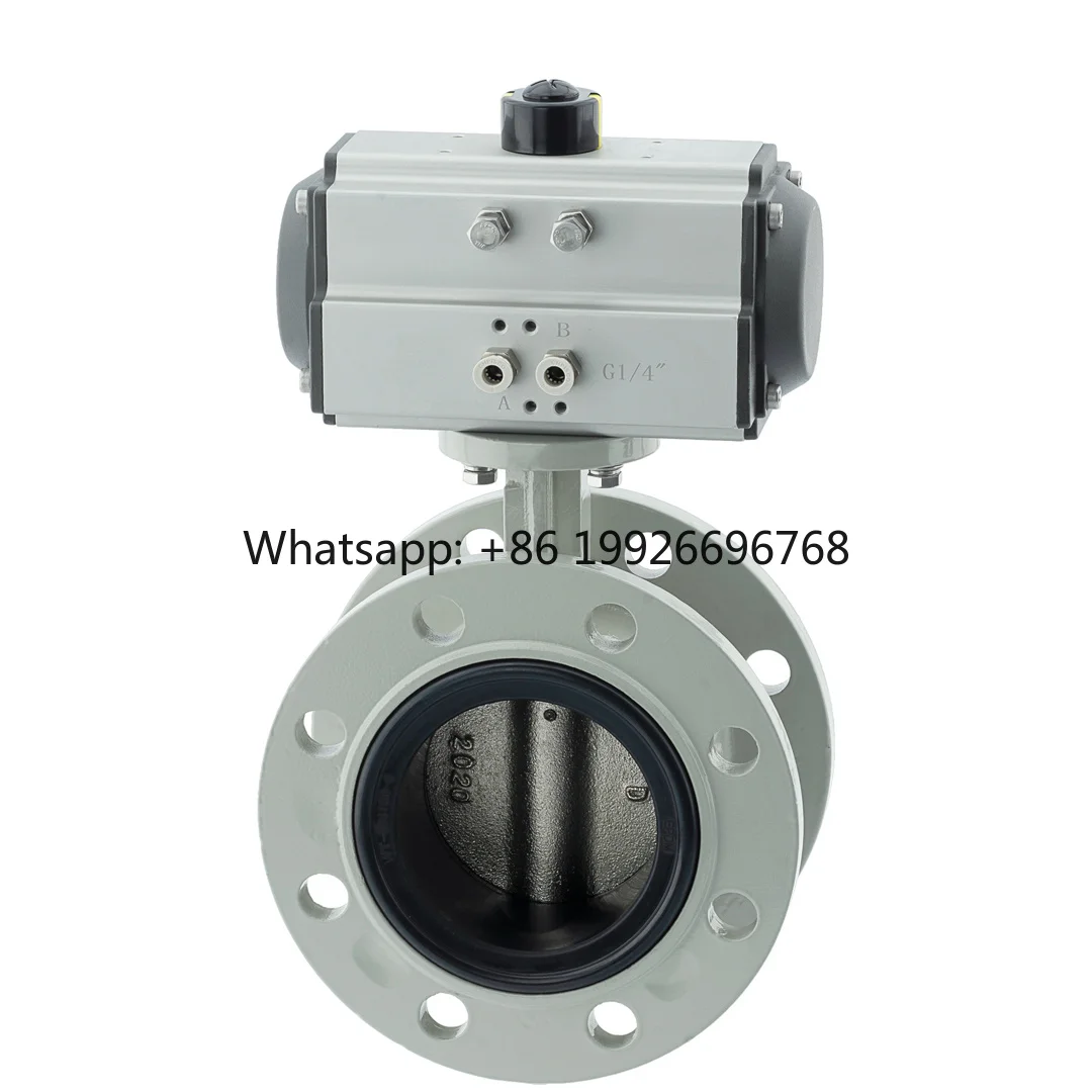 10 Inch Double Offset Dn250 Centerline Pneumatic Flange Soft Seal Ductile Iron Sewage butterfly Valve
10 Inch Double Offset Dn250 Centerline Pneumatic Flange Soft Seal Ductile Iron Sewage butterfly Valve