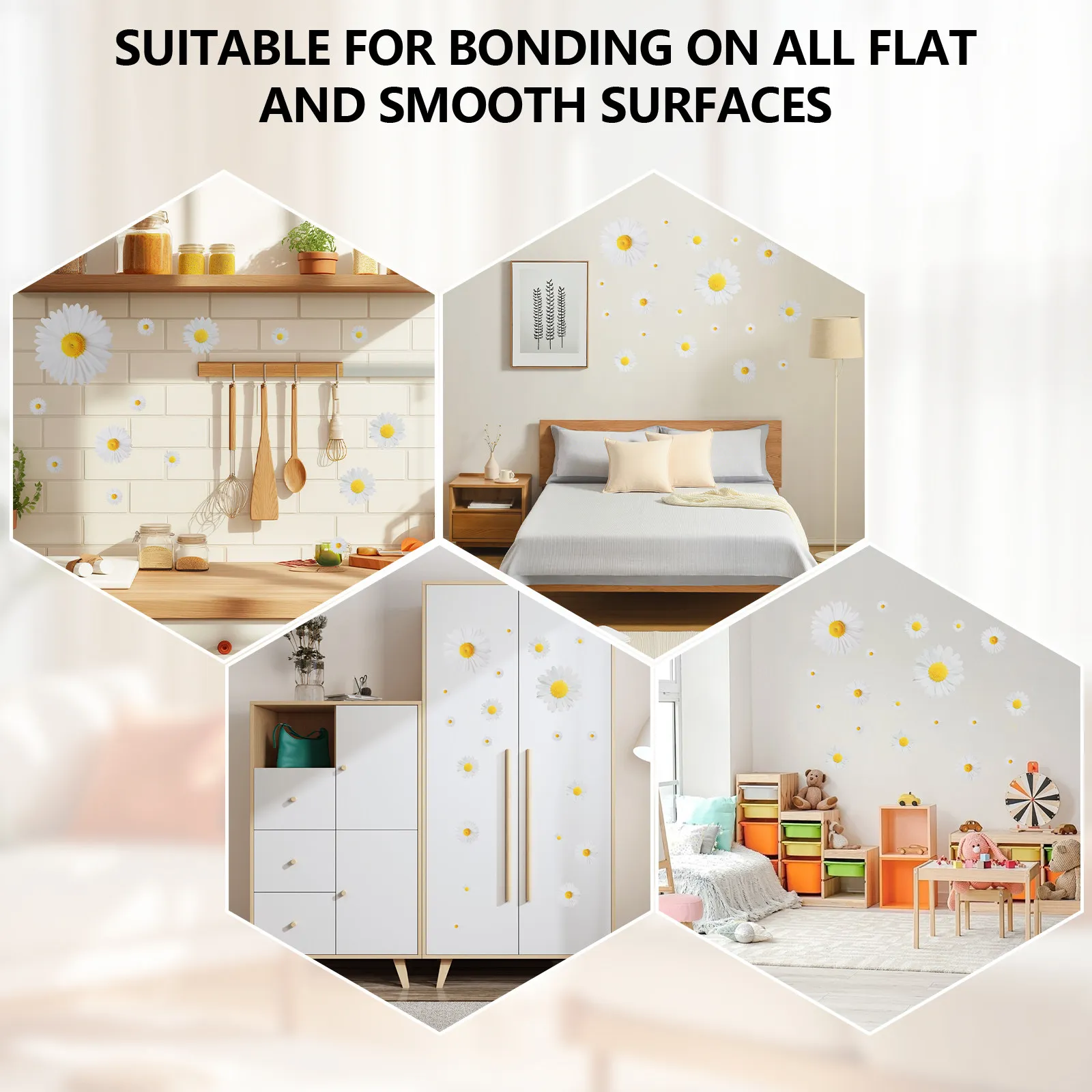 Daisy Wall Sticker Removable PVC Floral Wall Decal for Living Room Bedroom Kitchen Home Decor Decorative Sticker
Daisy Wall Sticker Removable PVC Floral Wall Decal for Living Room Bedroom Kitchen Home Decor Decorative Sticker