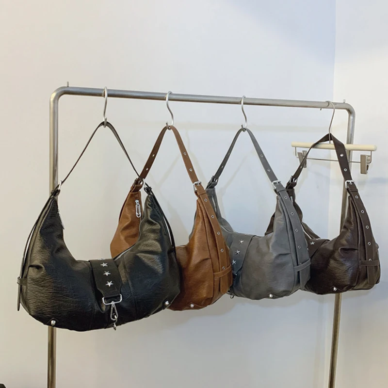 New Arrival Retro Hobo Bag for Women - PU Leather Shoulder Purse, Versatile Crossbody Tote, Casual Crescent Handbag (4 Colors)
New Arrival Retro Hobo Bag for Women - PU Leather Shoulder Purse, Versatile Crossbody Tote, Casual Crescent Handbag (4 Colors)