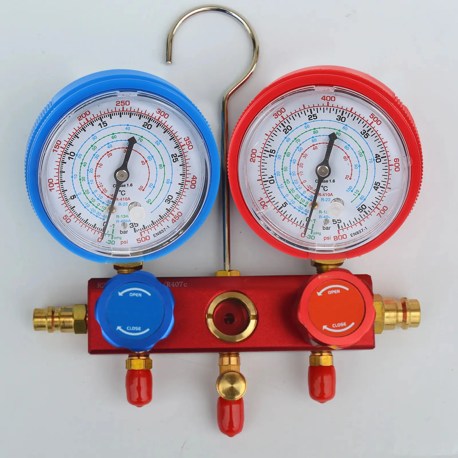 1 пара автомобильных манометров для кондиционирования воздуха, набор высоких и низких манометров для зарядки хладагента, инструмент для ремонта кондиционера
1 пара автомобильных манометров для кондиционирования воздуха, набор высоких и низких манометров для зарядки хладагента, инструмент для ремонта кондиционера