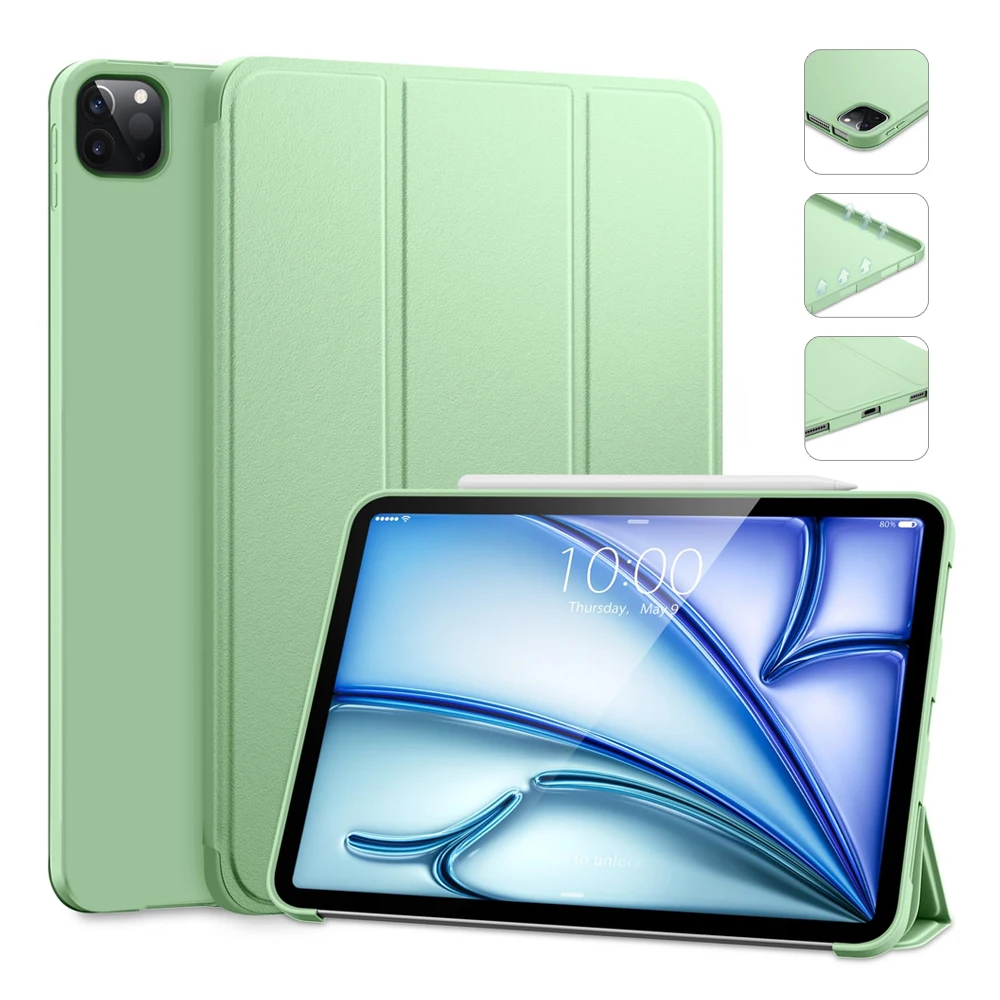 Чехол для iPad 10-го 9-го поколения, чехол из искусственной кожи с мягкой задней подставкой, чехол для планшета iPad 10,2 9,7 Pro 10,5 Mini 7, аксессуары для Ipad
Чехол для iPad 10-го 9-го поколения, чехол из искусственной кожи с мягкой задней подставкой, чехол для планшета iPad 10,2 9,7 Pro 10,5 Mini 7, аксессуары для Ipad