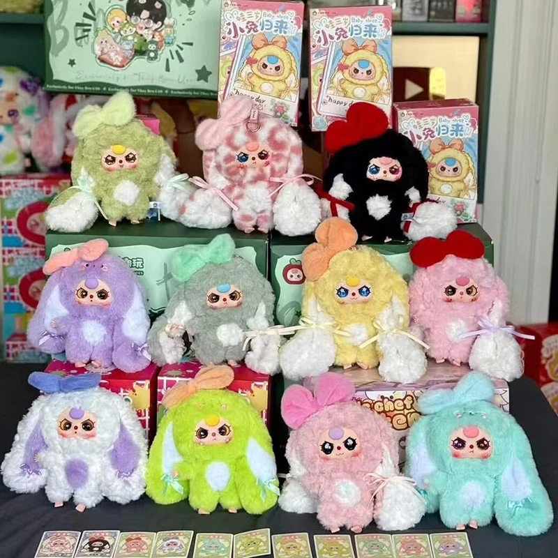 New Baby Three Little Rabbit Returns Series Plush Blind Box Toy Cute Doll Vinyl Face Anime Figure Mystery Box Girl Birthday Gift
New Baby Three Little Rabbit Returns Series Plush Blind Box Toy Cute Doll Vinyl Face Anime Figure Mystery Box Girl Birthday Gift