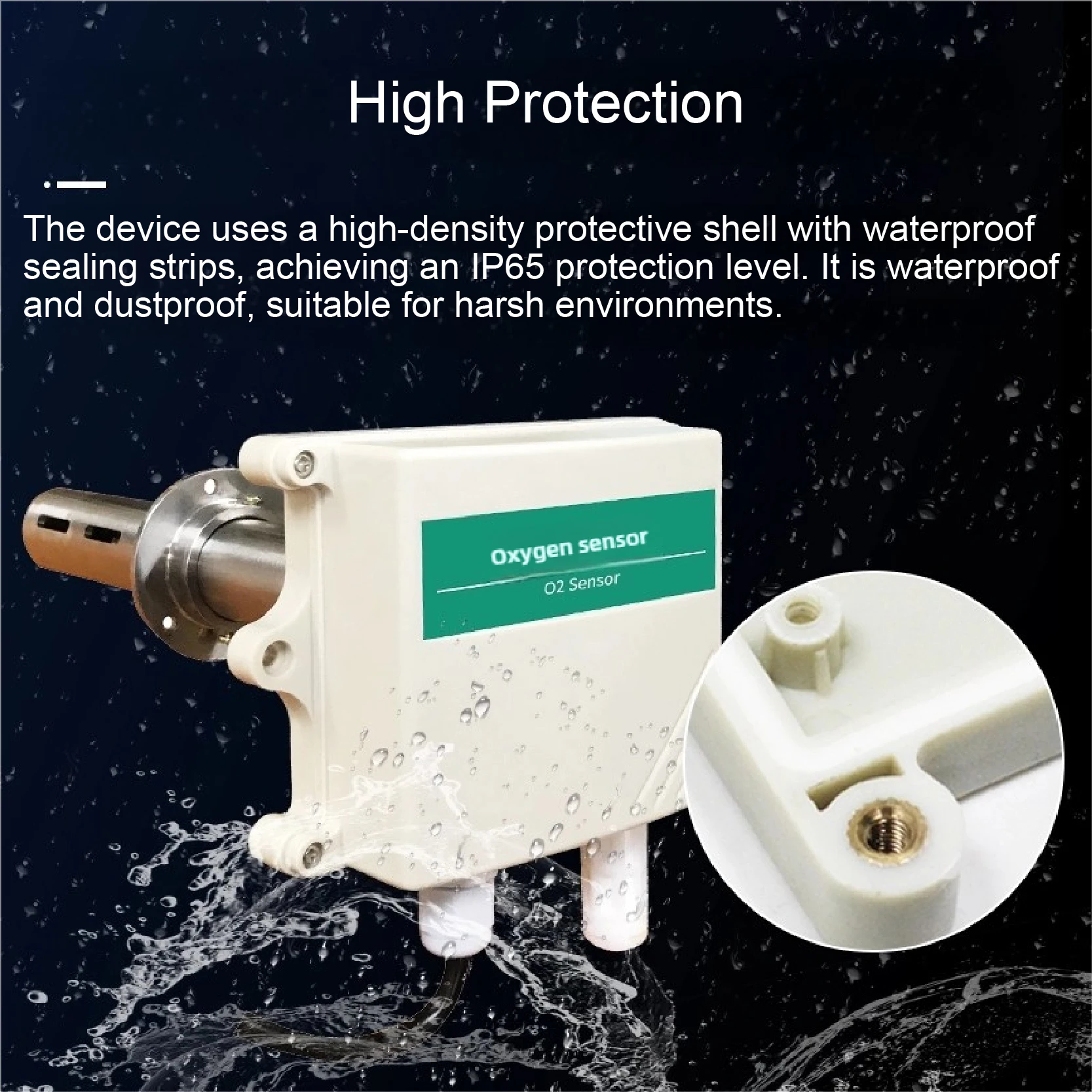 Pipeline Oxygen Sensor 4-20mA RS485 O2 Transmitter 0-10V Industrial Gas Concentration Detector for Laboratory & HVAC Systems
Pipeline Oxygen Sensor 4-20mA RS485 O2 Transmitter 0-10V Industrial Gas Concentration Detector for Laboratory & HVAC Systems