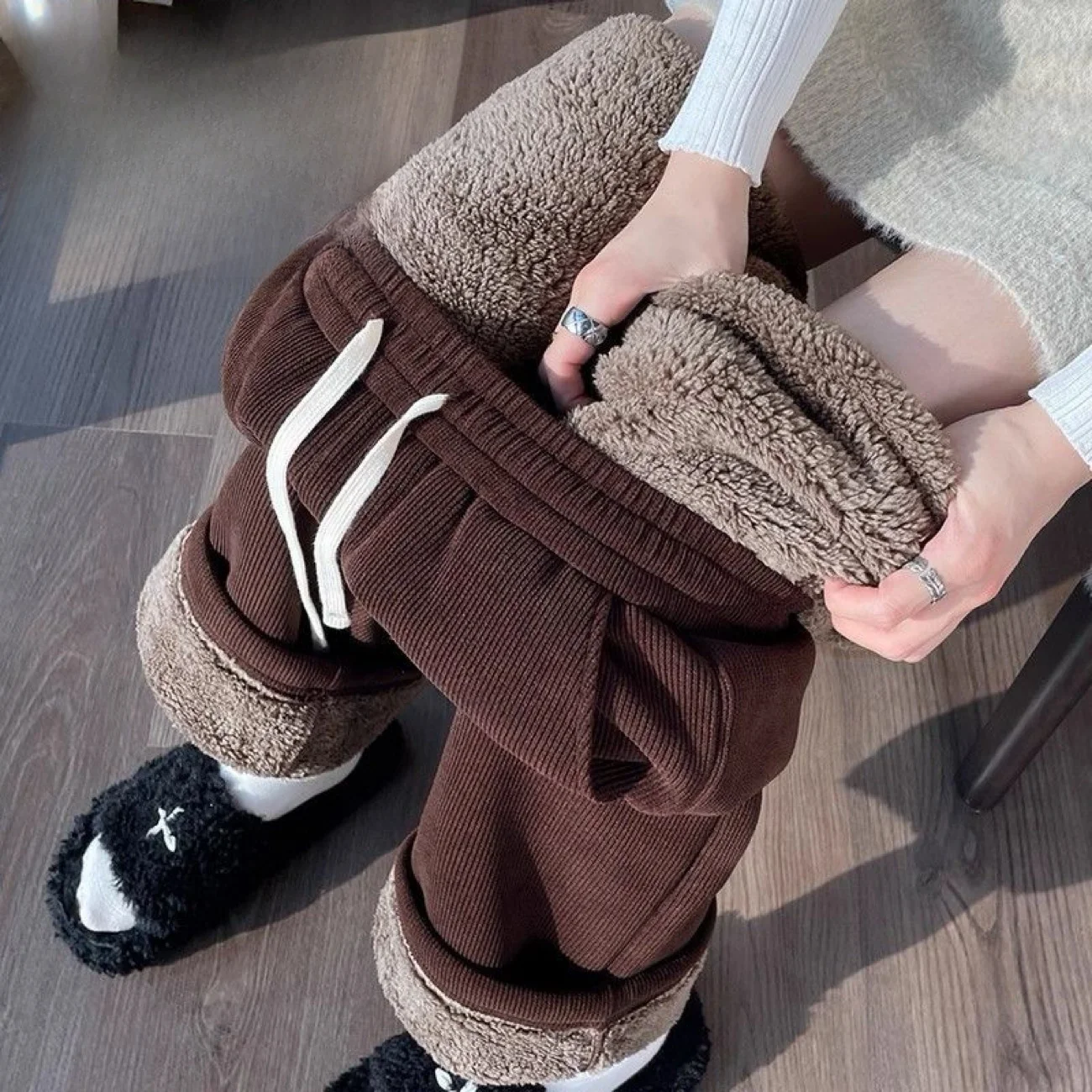 Wide Leg Pants Stretchy Womens Summer Spliced Colorblocked Nake-Feeling Perforated Soft Dot Kpop Popular Layered Hipster Runners
Wide Leg Pants Stretchy Womens Summer Spliced Colorblocked Nake-Feeling Perforated Soft Dot Kpop Popular Layered Hipster Runners