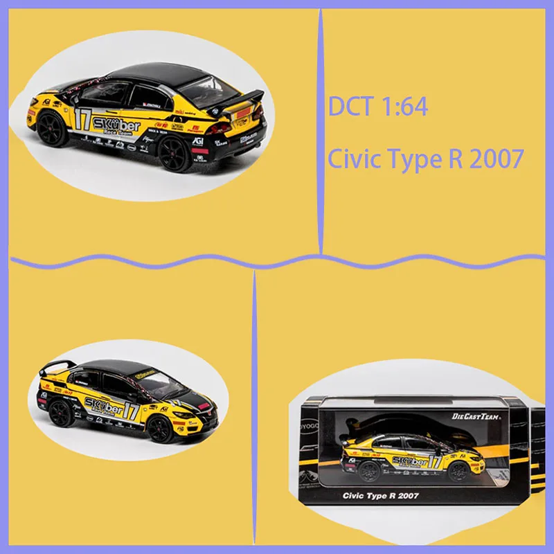 DCT 1:64 Scale Civic Type R 2007 Alloy Car Model Static Collection Decorated Holiday Gifts Toys
DCT 1:64 Scale Civic Type R 2007 Alloy Car Model Static Collection Decorated Holiday Gifts Toys