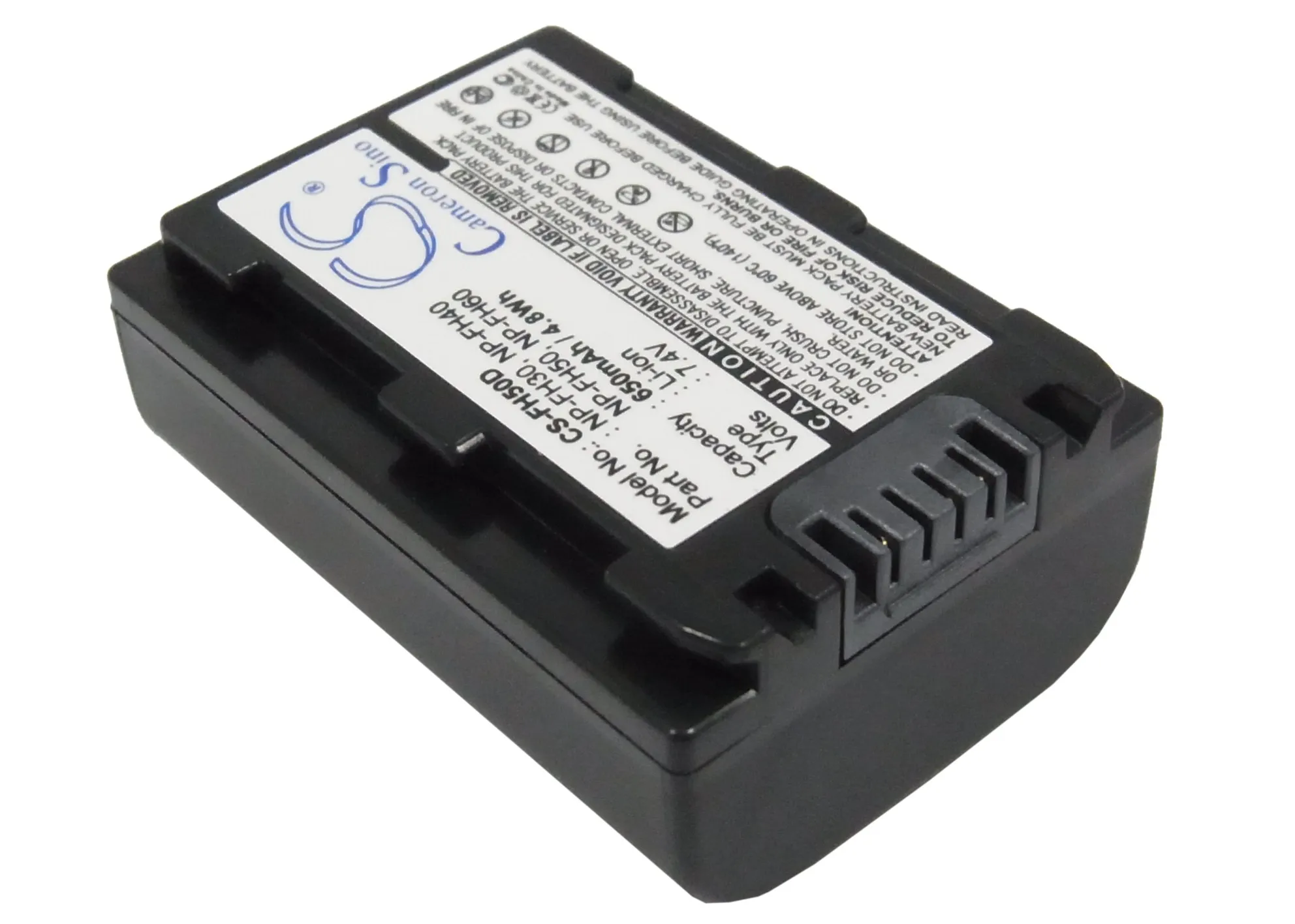 Battery For DCR-SR80E DCR-DVD602E DCR-HC38E DCR-SR82E DCR-DVD510E HDR-CX12E DCR-HC46 DCR-SR100E NP-FH30 NP-FH40 NP-FH50 NP-FH60
Battery For DCR-SR80E DCR-DVD602E DCR-HC38E DCR-SR82E DCR-DVD510E HDR-CX12E DCR-HC46 DCR-SR100E NP-FH30 NP-FH40 NP-FH50 NP-FH60