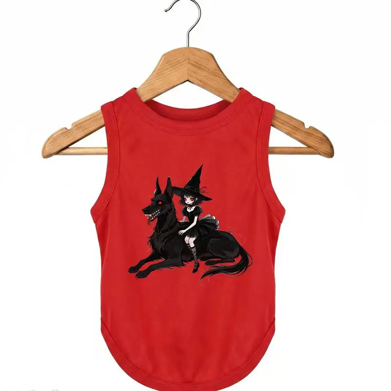 Pet Summer Tank Top, Dark Style Girl Dog Print Vest
Pet Summer Tank Top, Dark Style Girl Dog Print Vest