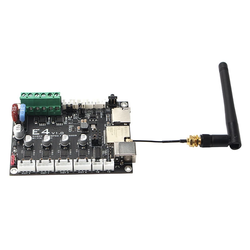 Плата E4 со встроенным Wi-Fi и Bluetooth, 4 шт., TMC2209, 240 МГц, 16 м, плата управления для 3D-принтера
Плата E4 со встроенным Wi-Fi и Bluetooth, 4 шт., TMC2209, 240 МГц, 16 м, плата управления для 3D-принтера