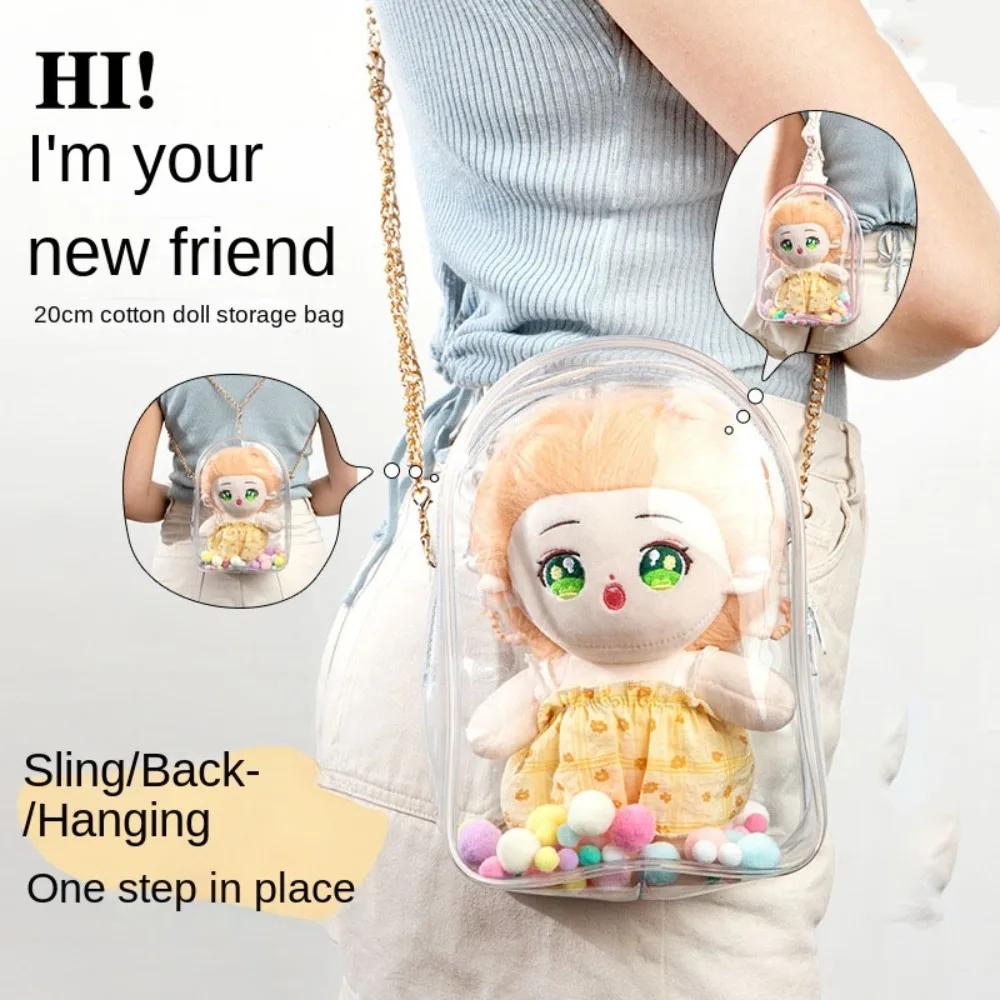 1pc Multifunctional 20cm Cotton Doll Bag High Transparent Thickened Dustproof Box Doll Bag Pvc Doll Bag
1pc Multifunctional 20cm Cotton Doll Bag High Transparent Thickened Dustproof Box Doll Bag Pvc Doll Bag