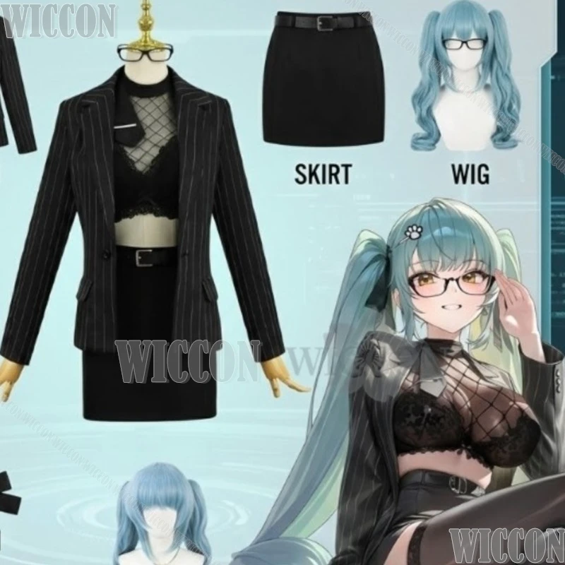 Anime GODDESSS Game VICTORYSS Cosplay Privaty Sharp Lesson Outfit Black Striped Mini Dress Sexy Lingerie Wig Comic Con Festival
Anime GODDESSS Game VICTORYSS Cosplay Privaty Sharp Lesson Outfit Black Striped Mini Dress Sexy Lingerie Wig Comic Con Festival