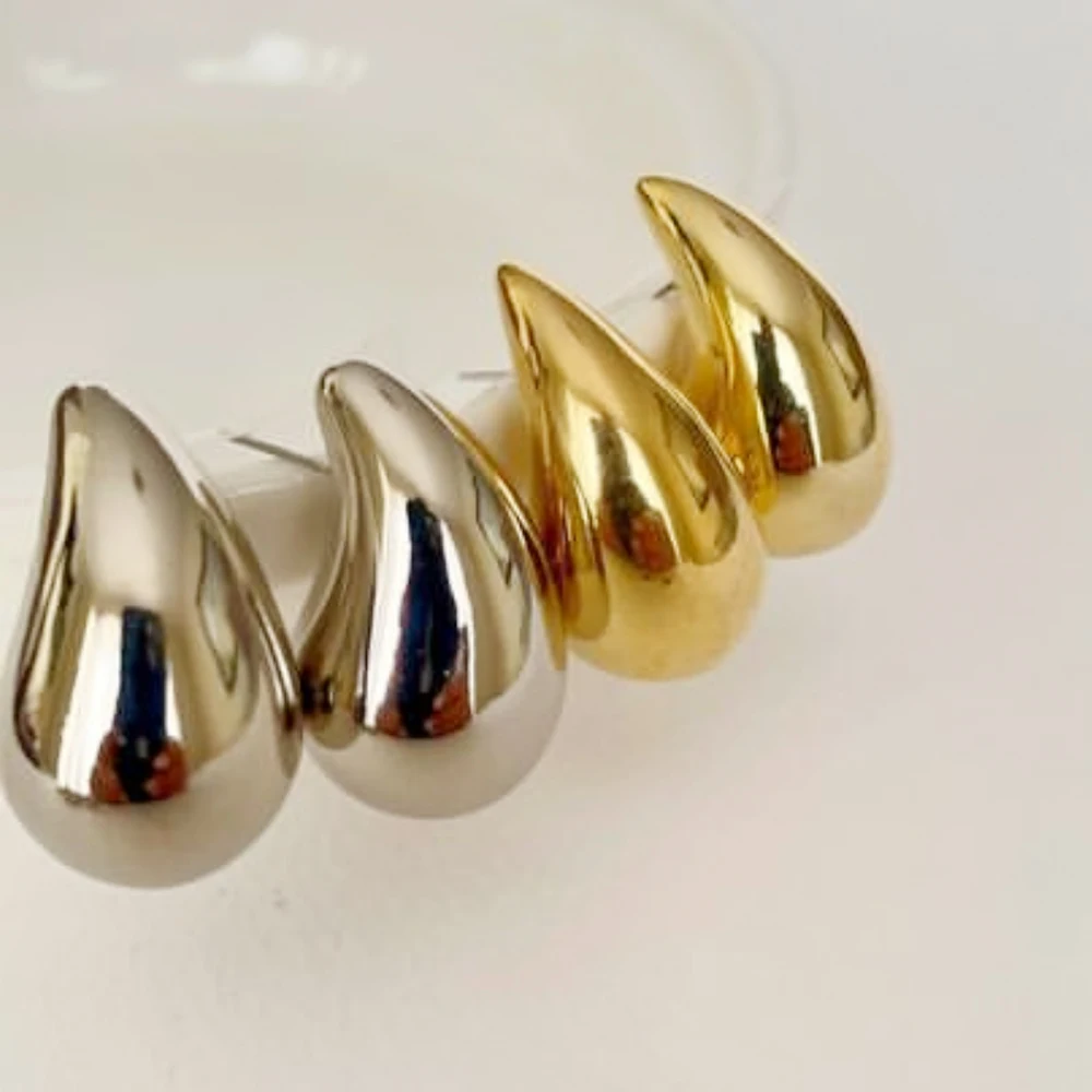 Extra Large Waterdrop Earring Glossy Chunky Hoop Earrings for Women Girl Lightweight Thick Teardrop Gold Plated Fashion Jewelry
Extra Large Waterdrop Earring Glossy Chunky Hoop Earrings for Women Girl Lightweight Thick Teardrop Gold Plated Fashion Jewelry