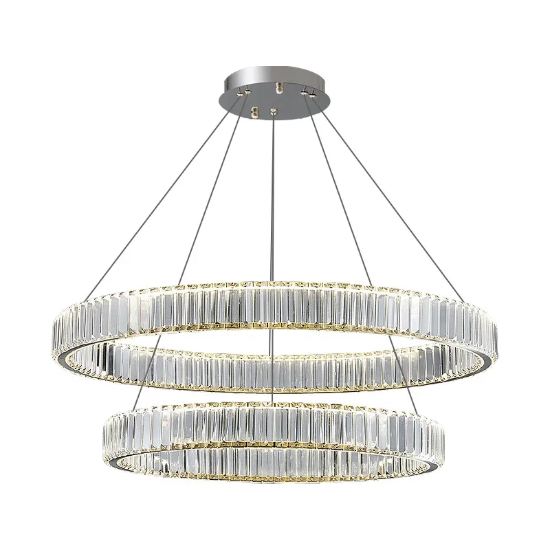 Light luxury crystal chandelier living room main lamp post-modern stainless steel bedroom dining villa high-end lamps
Light luxury crystal chandelier living room main lamp post-modern stainless steel bedroom dining villa high-end lamps