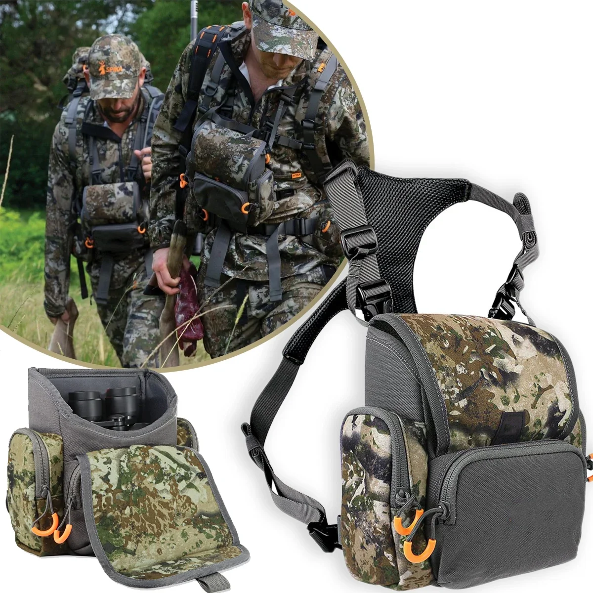 Portable Binocular Bag/Case with Harness Tactical Binoculars Universal Camera Chest Pack for Hiking Military Hunting Pouch Case
Portable Binocular Bag/Case with Harness Tactical Binoculars Universal Camera Chest Pack for Hiking Military Hunting Pouch Case