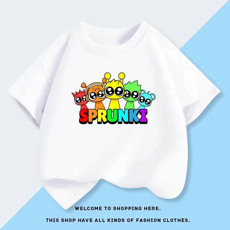 Rhythm Box Children's Short-Sleeved T-Shirt - Boys and Girls' Summer Children's Clothing-Cartoon and Anime Print-100% Cotton Top
Rhythm Box Children's Short-Sleeved T-Shirt - Boys and Girls' Summer Children's Clothing-Cartoon and Anime Print-100% Cotton Top