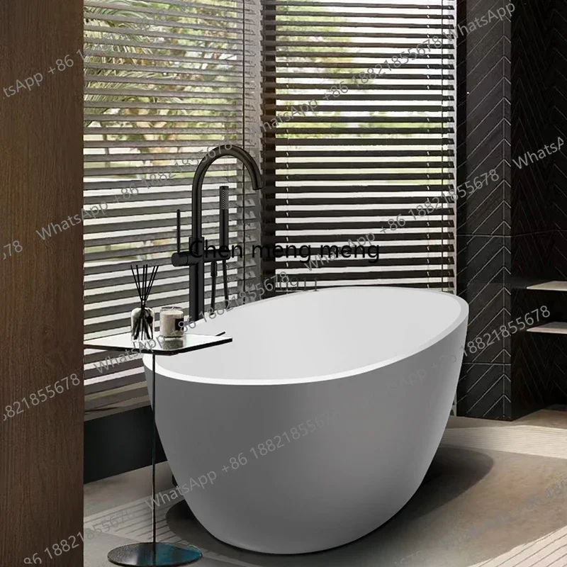 RR Freestanding artificial stone bathtub integrated molding double couple household oval deep soaking tub
RR Freestanding artificial stone bathtub integrated molding double couple household oval deep soaking tub