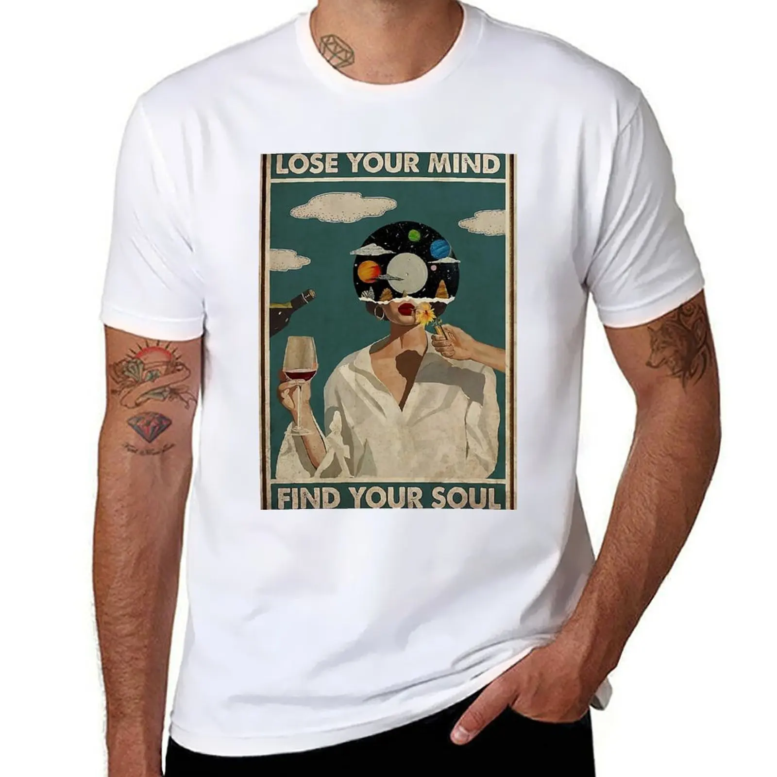 Music Vintage Poster, Lose Your Mind Find Your Soul T-Shirt man t shirts for men t shirts for man pack cotton T-Shirt
Music Vintage Poster, Lose Your Mind Find Your Soul T-Shirt man t shirts for men t shirts for man pack cotton T-Shirt