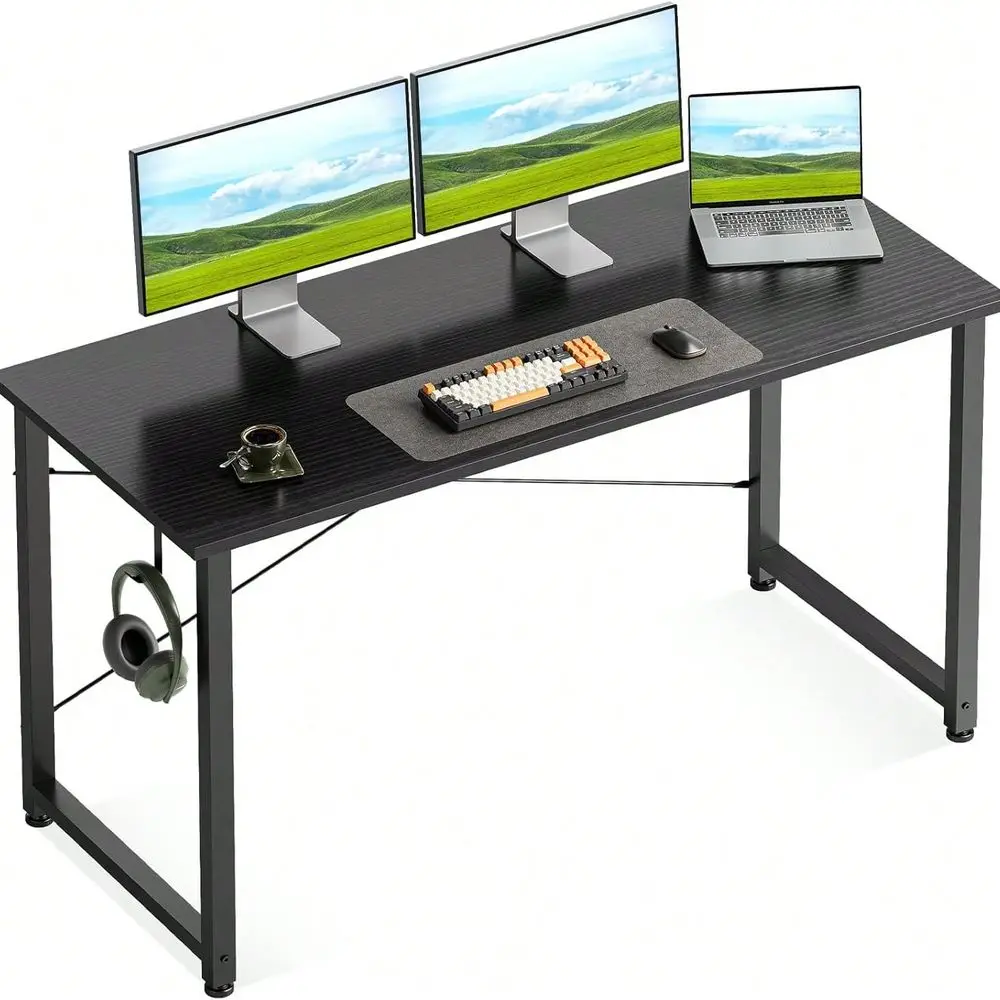 Inch Small Computer Desk For Home Office, Study Writing Table For Small Spaces, Desk With Headphone Hooks, Pure Black
Inch Small Computer Desk For Home Office, Study Writing Table For Small Spaces, Desk With Headphone Hooks, Pure Black