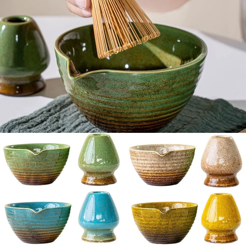 Portable Ceramic Matcha Bowl Smooth Kiln Discoloration Matcha Whisk Stand Tea Ceremony Tool for Tea Set Accessories
Portable Ceramic Matcha Bowl Smooth Kiln Discoloration Matcha Whisk Stand Tea Ceremony Tool for Tea Set Accessories