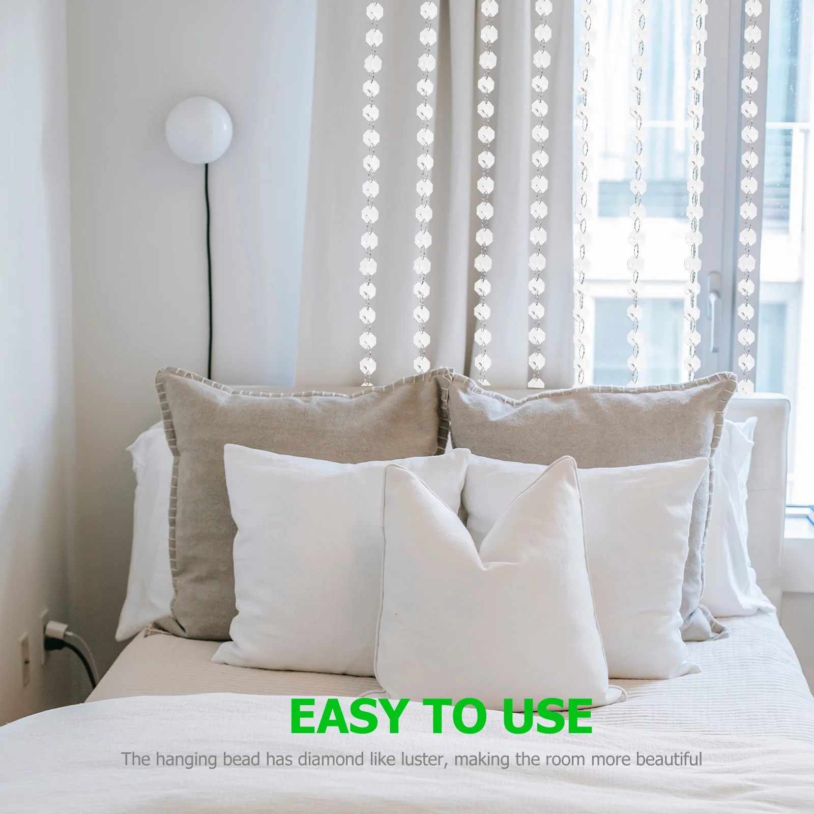 5Pcs Beaded Curtains Crystal Tassel Curtain Indoor Doorway Beads Curtain Decorative Window Partition Celebration Party
5Pcs Beaded Curtains Crystal Tassel Curtain Indoor Doorway Beads Curtain Decorative Window Partition Celebration Party