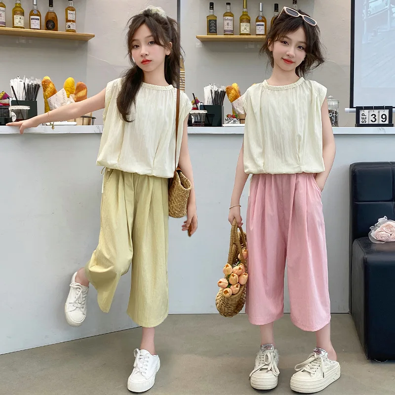 Girls Pants 2024 Summer New Childrens Clothes Japanese Style Little Girls Thin Yamamoto Pants Casual Simple All-matching
Girls Pants 2024 Summer New Childrens Clothes Japanese Style Little Girls Thin Yamamoto Pants Casual Simple All-matching