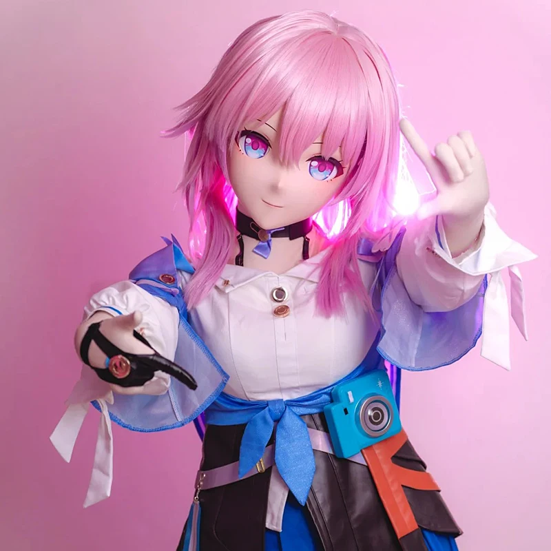 (MEO0139) Customize Handmade Full Head Lockable Crossdress Male to Female Japanese Cartoon Anime Game Character Kigurumi Mask
(MEO0139) Customize Handmade Full Head Lockable Crossdress Male to Female Japanese Cartoon Anime Game Character Kigurumi Mask