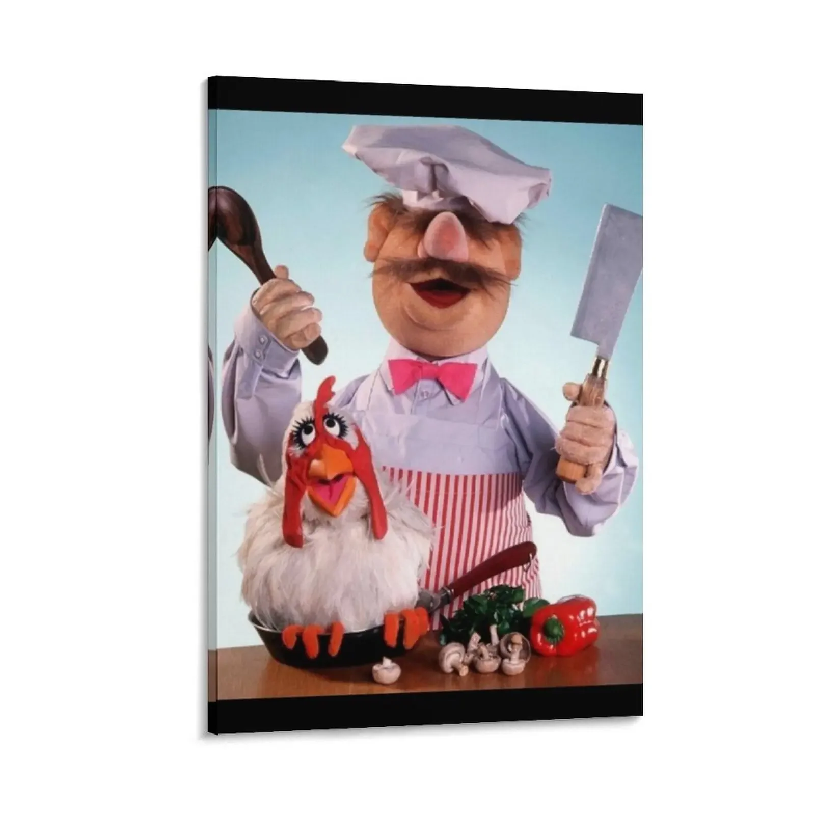 The swedish chef bork bork bork Canvas Painting ornaments for home bedroom decor decoration for the room
The swedish chef bork bork bork Canvas Painting ornaments for home bedroom decor decoration for the room