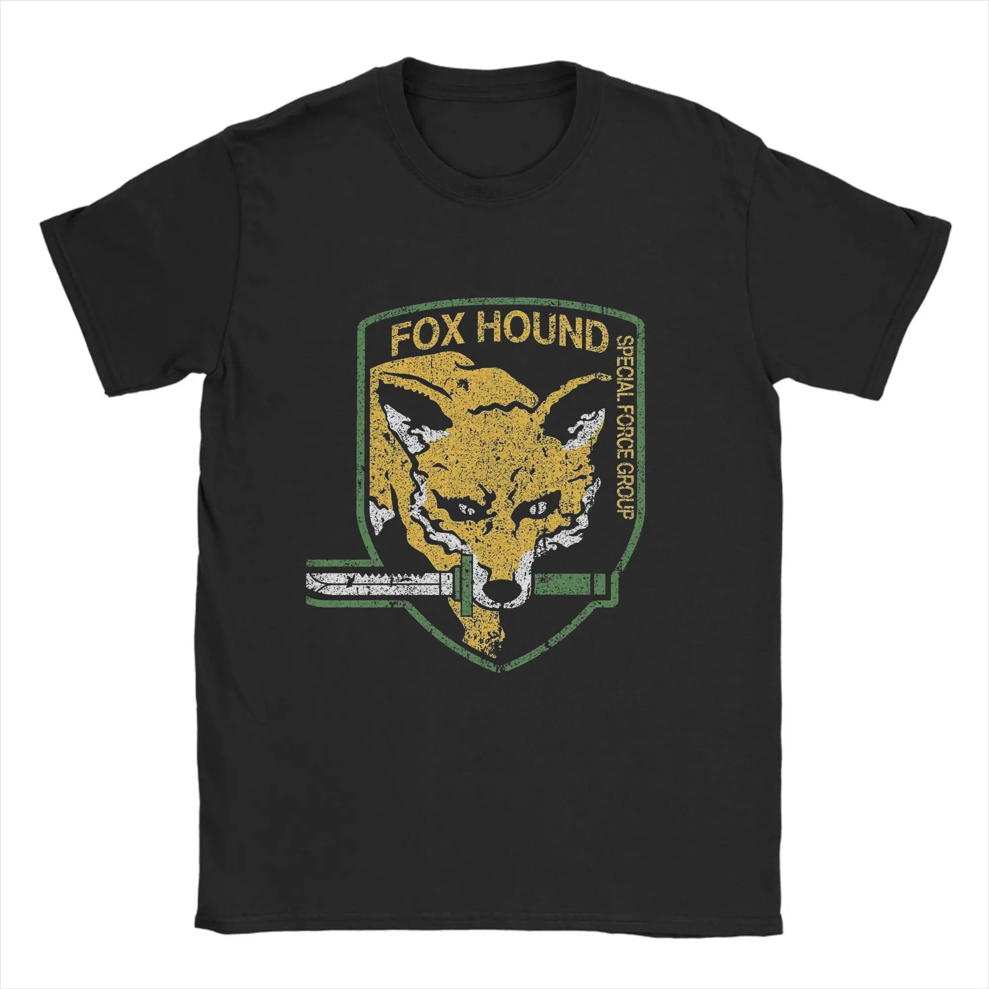 Men's Metal Gear T Shirt Foxhound Pure Cotton Tops Novelty Short Sleeve Crew Neck Tees Plus Size T-Shirt
Men's Metal Gear T Shirt Foxhound Pure Cotton Tops Novelty Short Sleeve Crew Neck Tees Plus Size T-Shirt