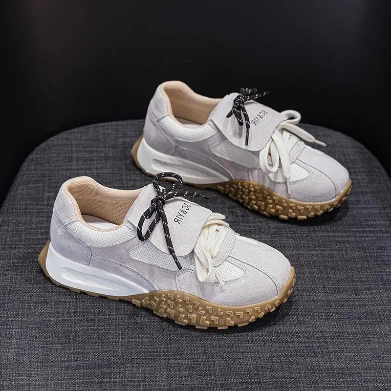 Leather Dequn Shoes Women's Casual Sporty Flat Heel Soft Bottom Fashionable Thick Bottom Outdoor Wear round Toe T-Strap
Leather Dequn Shoes Women's Casual Sporty Flat Heel Soft Bottom Fashionable Thick Bottom Outdoor Wear round Toe T-Strap