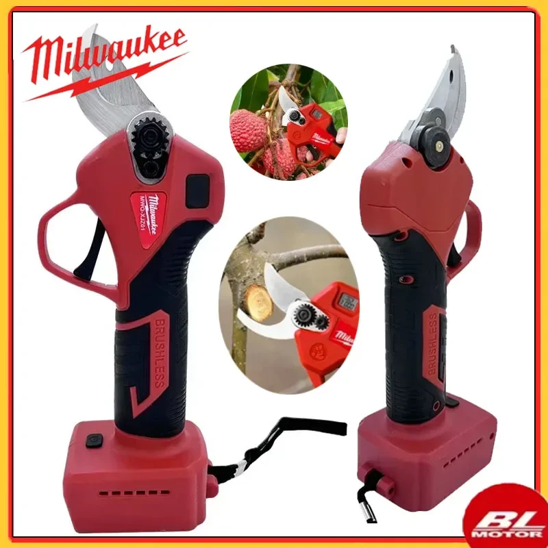 Milwaukee Brushless Electric Pruner 4 Gears Cordless Handheld Orchard Shrub Pruning Tree Branches Cutter For 18V 20V Battery
Milwaukee Brushless Electric Pruner 4 Gears Cordless Handheld Orchard Shrub Pruning Tree Branches Cutter For 18V 20V Battery