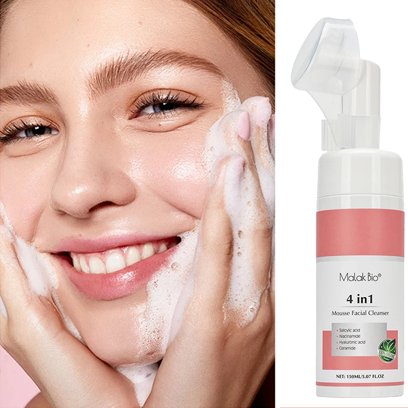 Aloe Green Tea Rice VC 4 in 1 Cleansing Mousse Deep Cleansing Shrink Pores makeup remover Gentle facial cleanser Skincare
Aloe Green Tea Rice VC 4 in 1 Cleansing Mousse Deep Cleansing Shrink Pores makeup remover Gentle facial cleanser Skincare