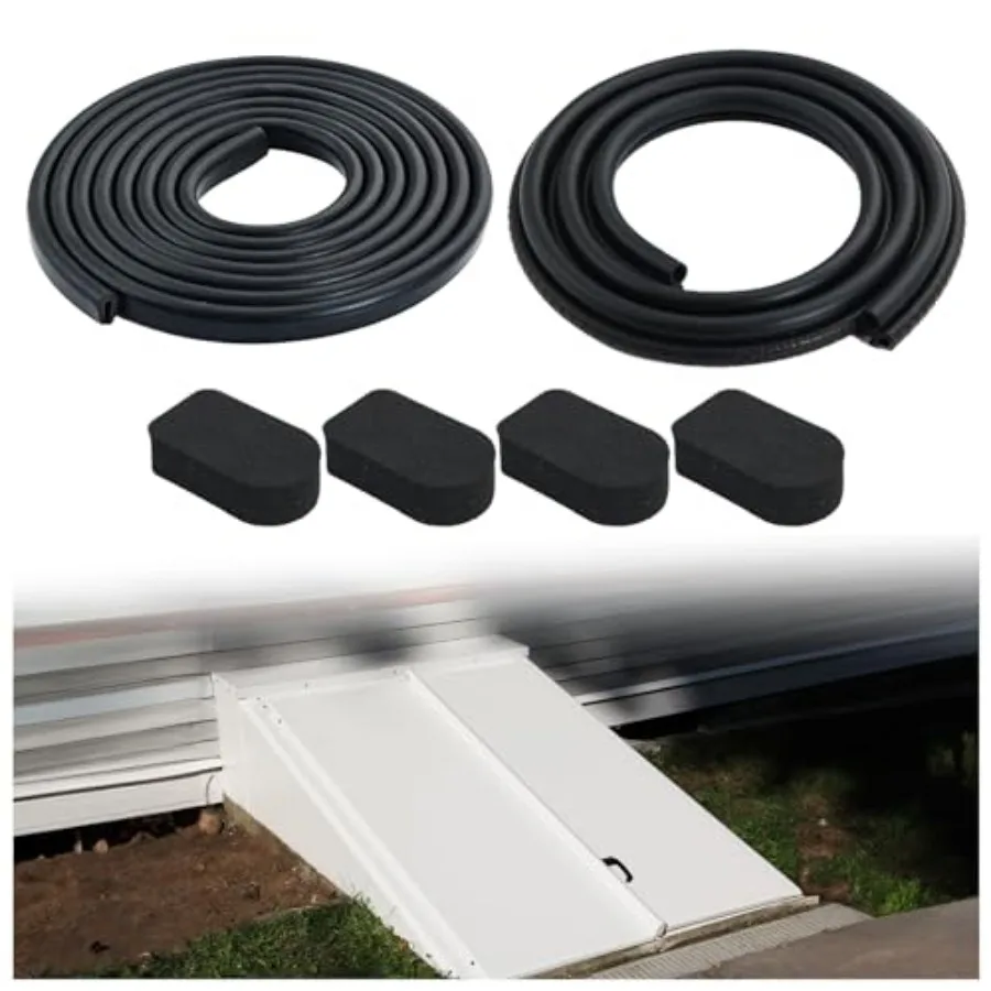 for Bilco Basement Door Weatherstrip Kit 4 Cap Seal Pad, 1 Bulb Trim Gasket, 1 U Shaped Gasket Fit for Bilco and Gordon Cellar
for Bilco Basement Door Weatherstrip Kit 4 Cap Seal Pad, 1 Bulb Trim Gasket, 1 U Shaped Gasket Fit for Bilco and Gordon Cellar